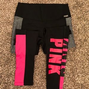 Pink work out leggings